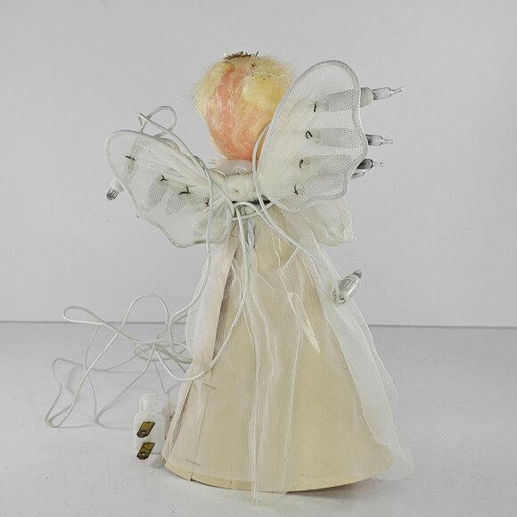 Vintage Angel Christmas Tree Topper Blonde DOES NOT WORK - Picture 3 of 8